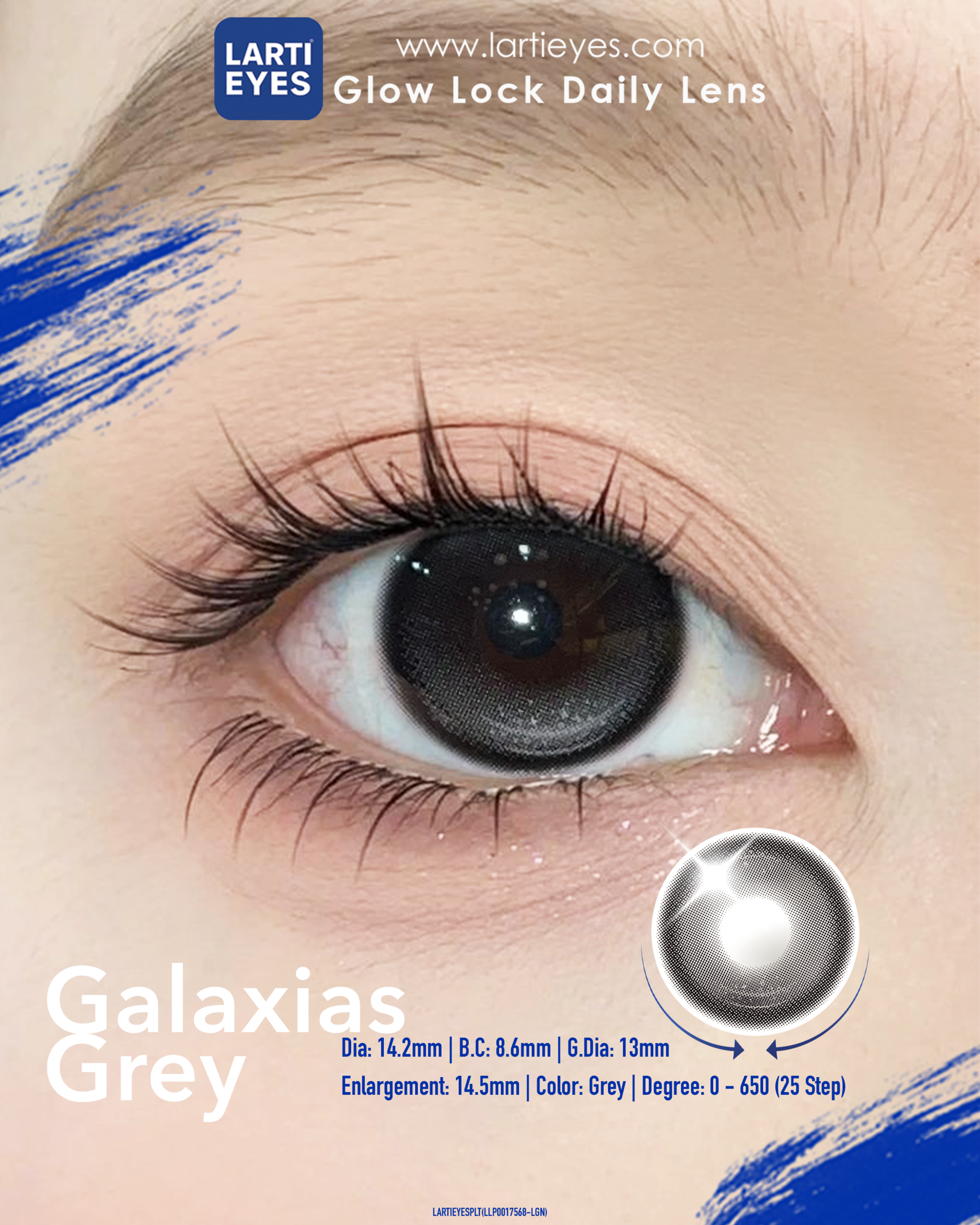 Galaxias Grey Focus Eyes