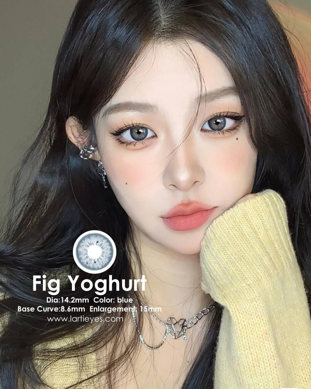 Fig Yoghurt Blue Model 4