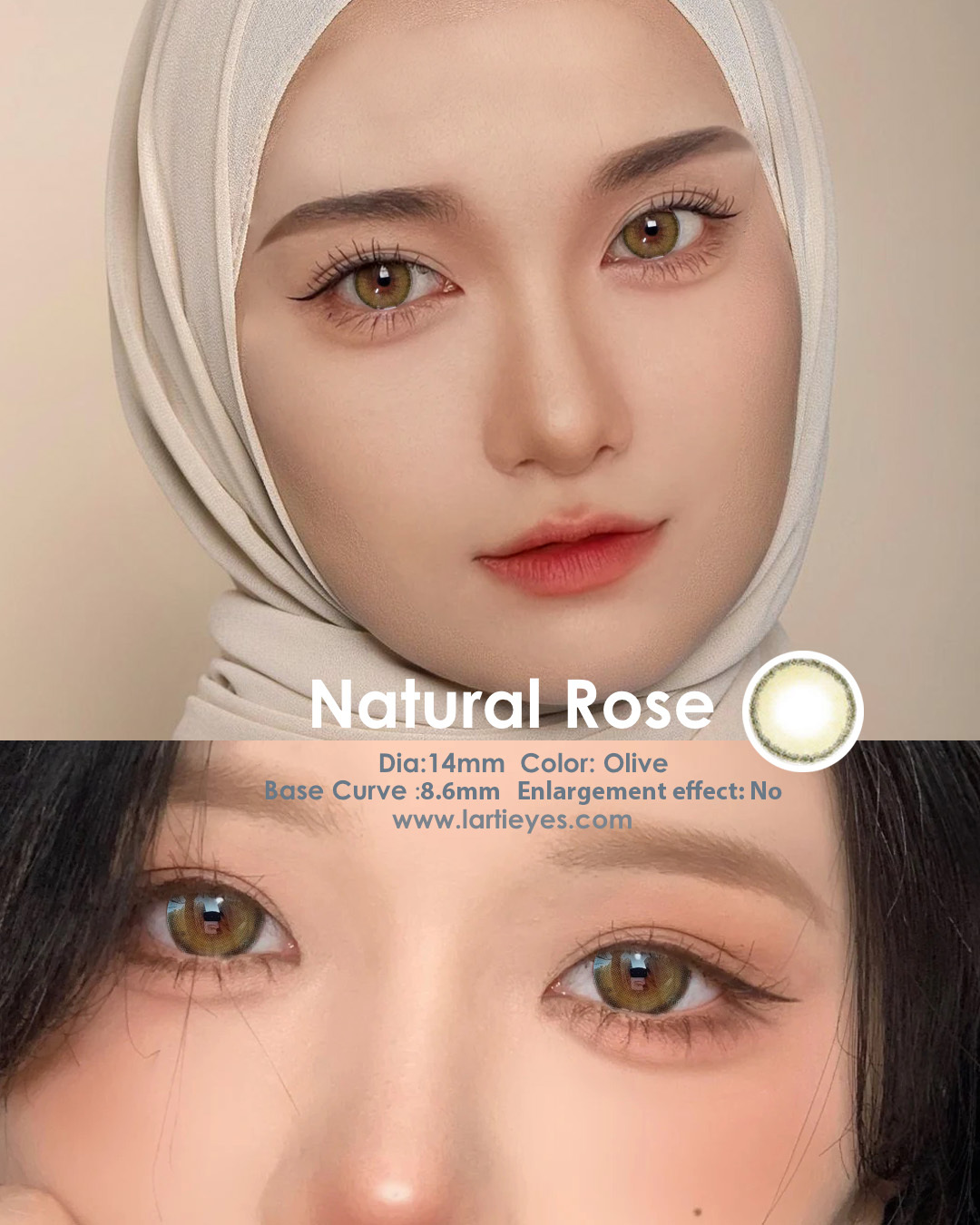 Natural rose olive model 2