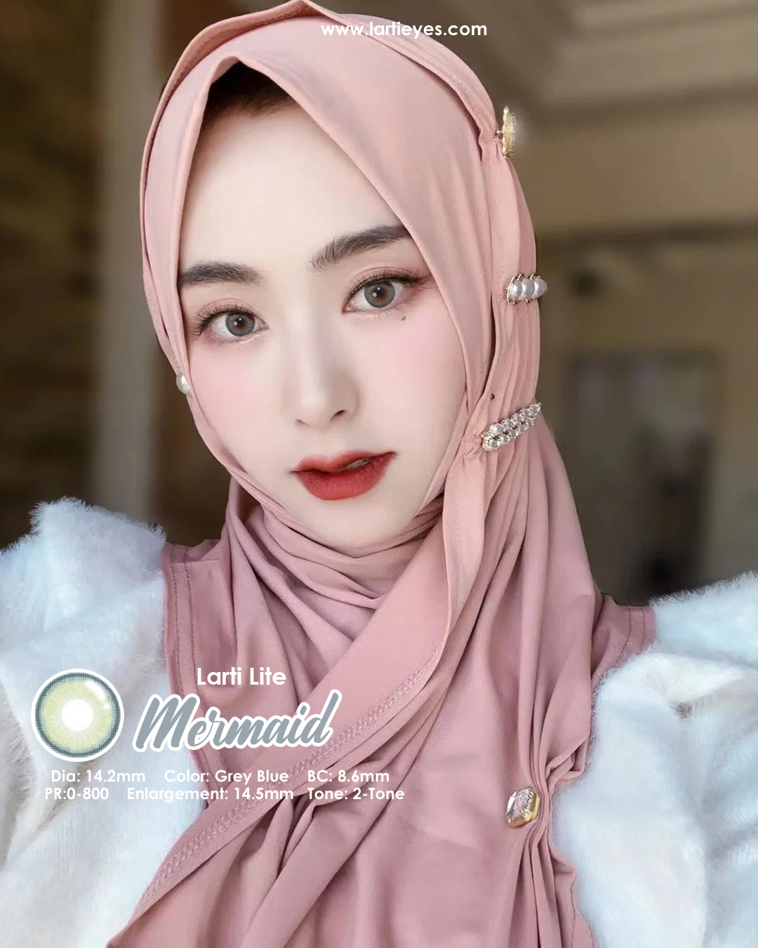 Mermaid grey blue  model 4
