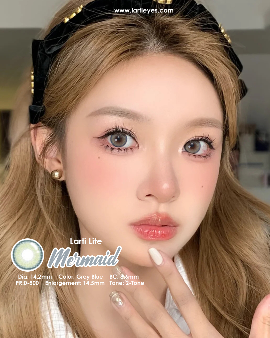 Mermaid grey blue  model 2