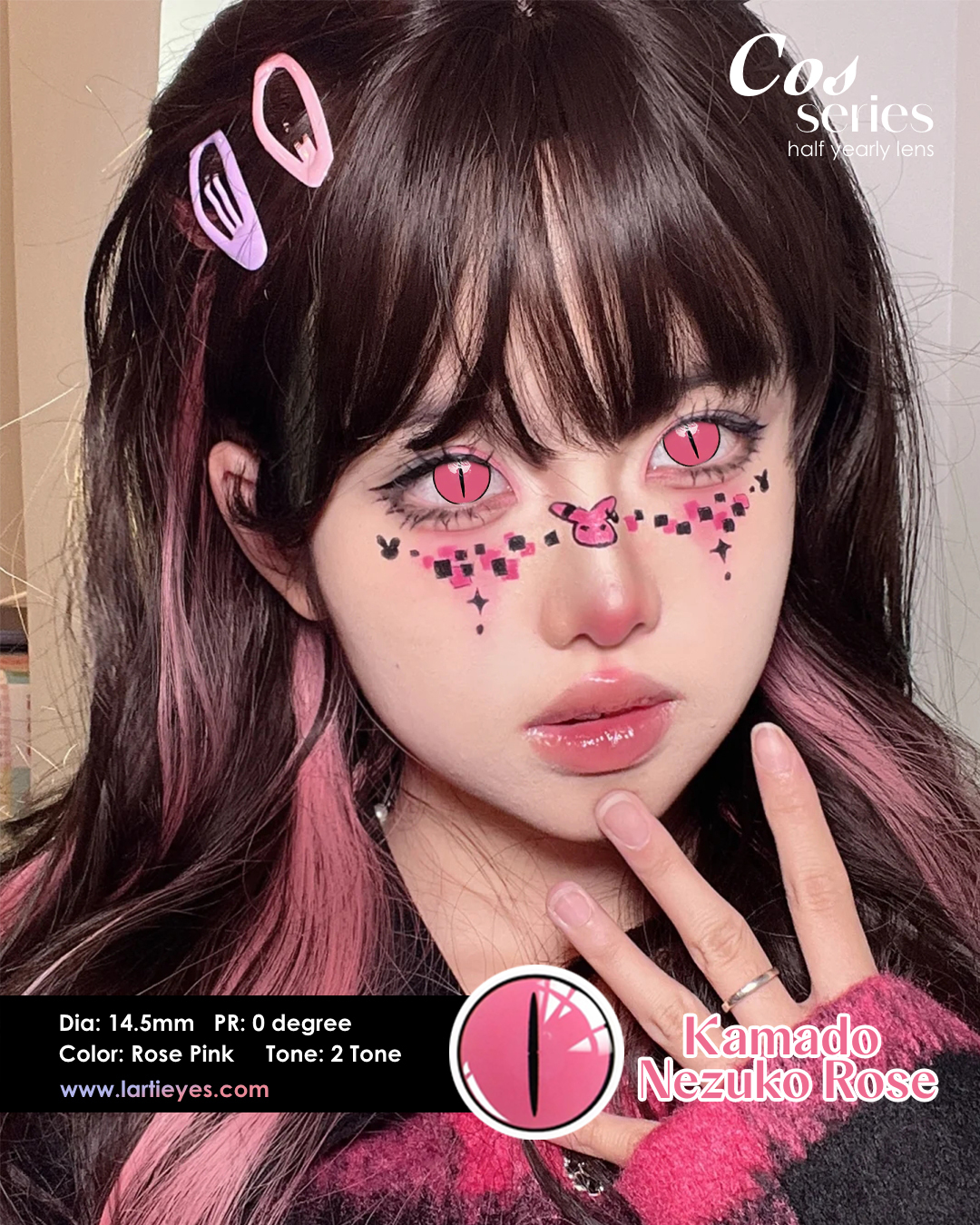 kamado nezuko rose model 2