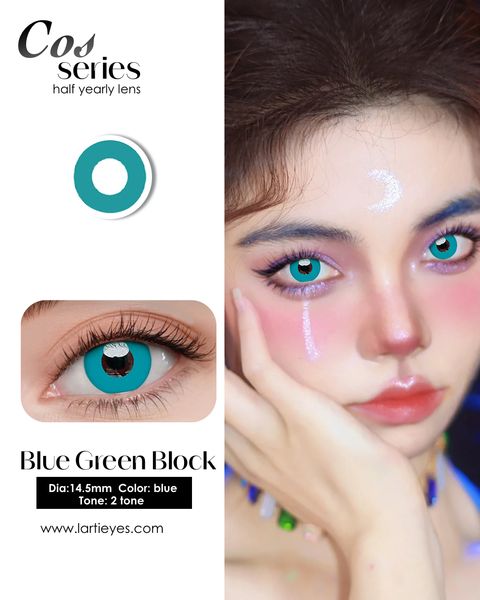 Blue Green Block Cover