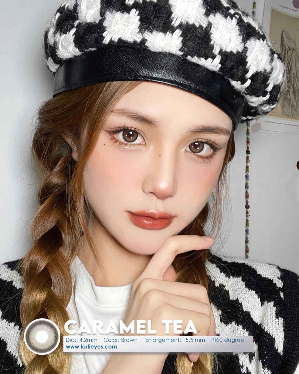 Caramel Tea brown model 3