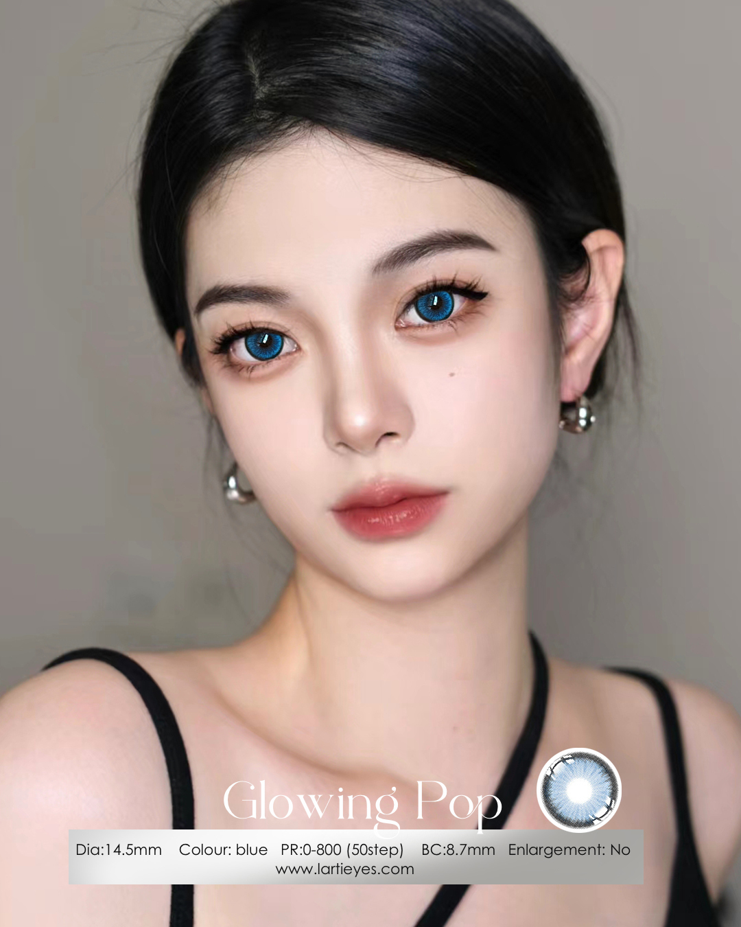 Glowing Pop blue model 2