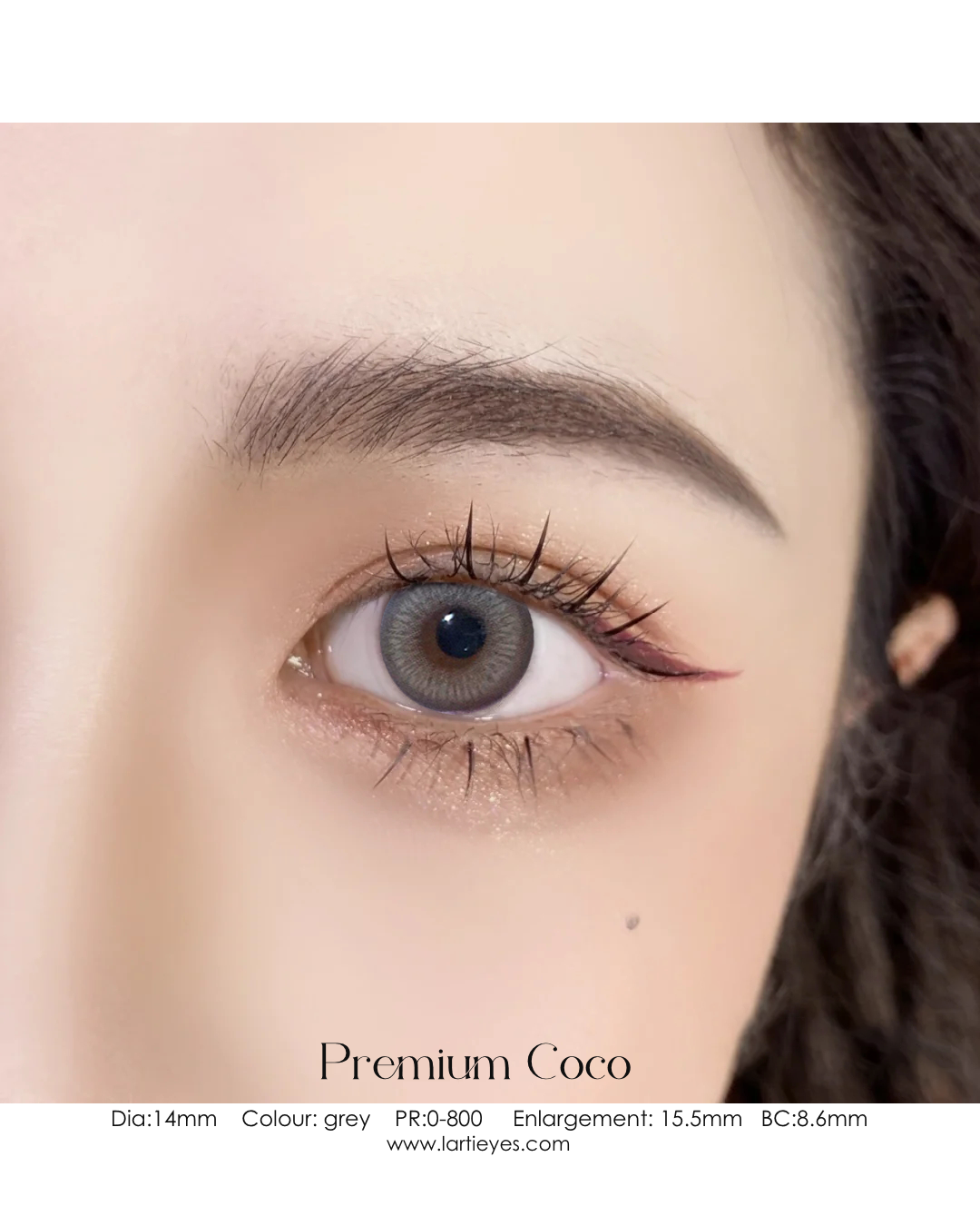 Premium Coco Grey Focus eyes