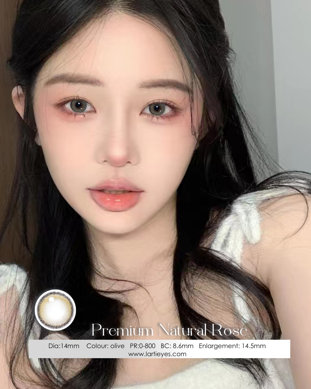Premium Natural Rose olive model 3