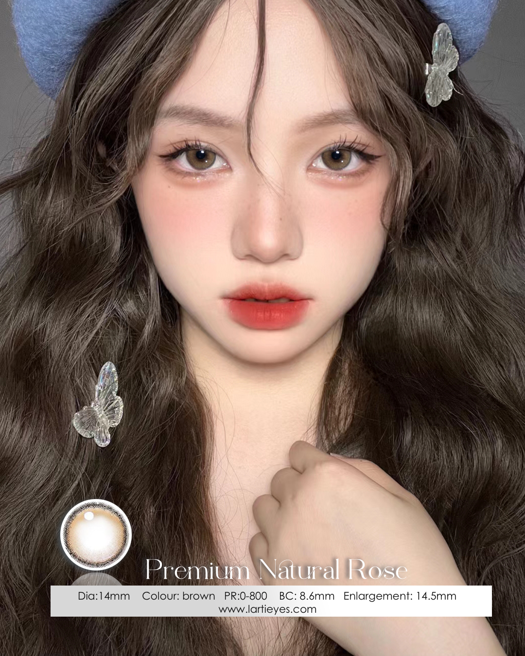 Premium Natural Rose brown model 3