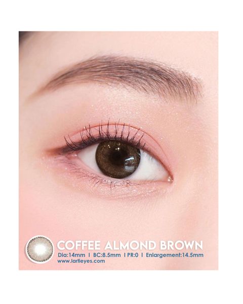 Coffee Almond brown focus eyes