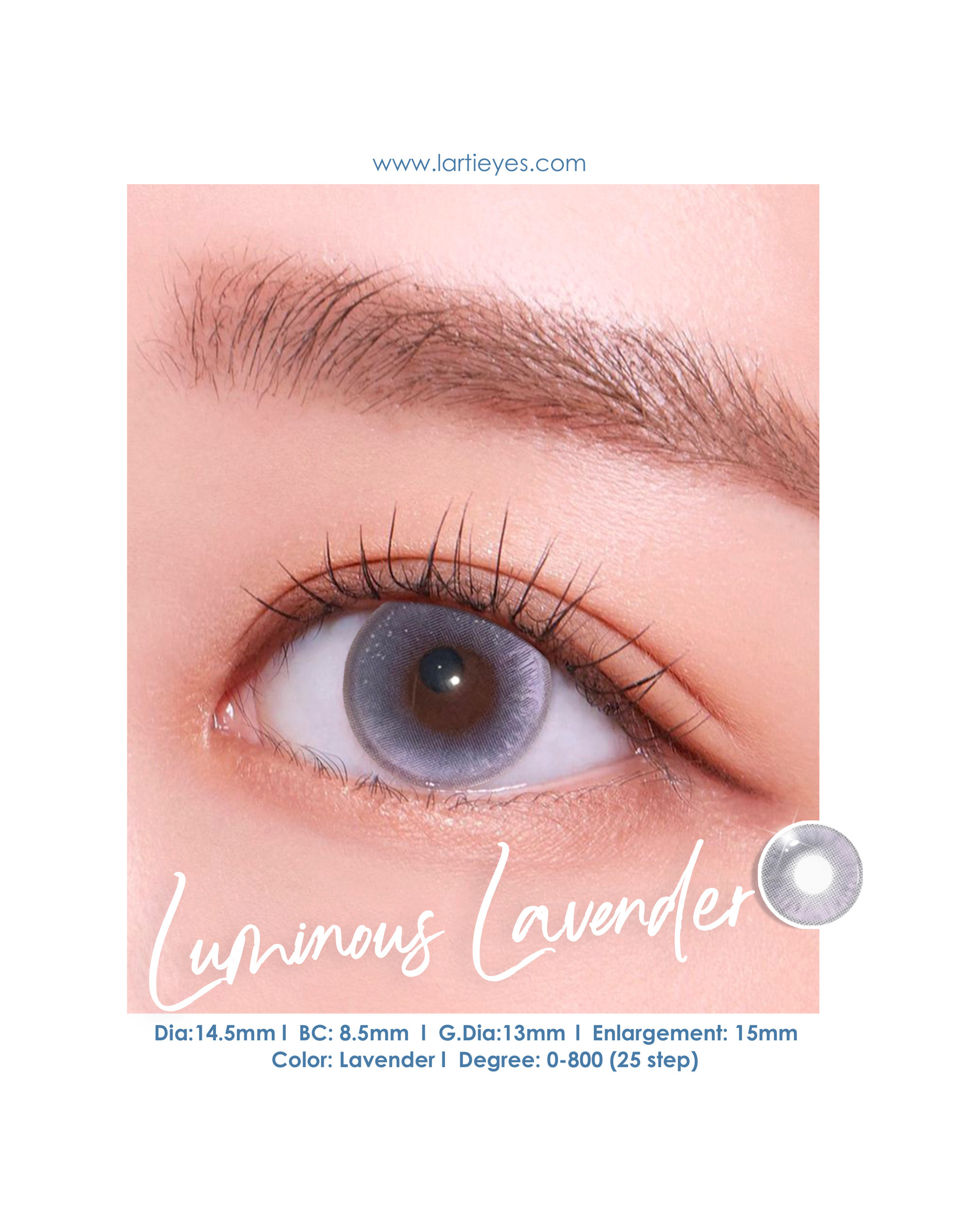 luminous lavender  focus eyes