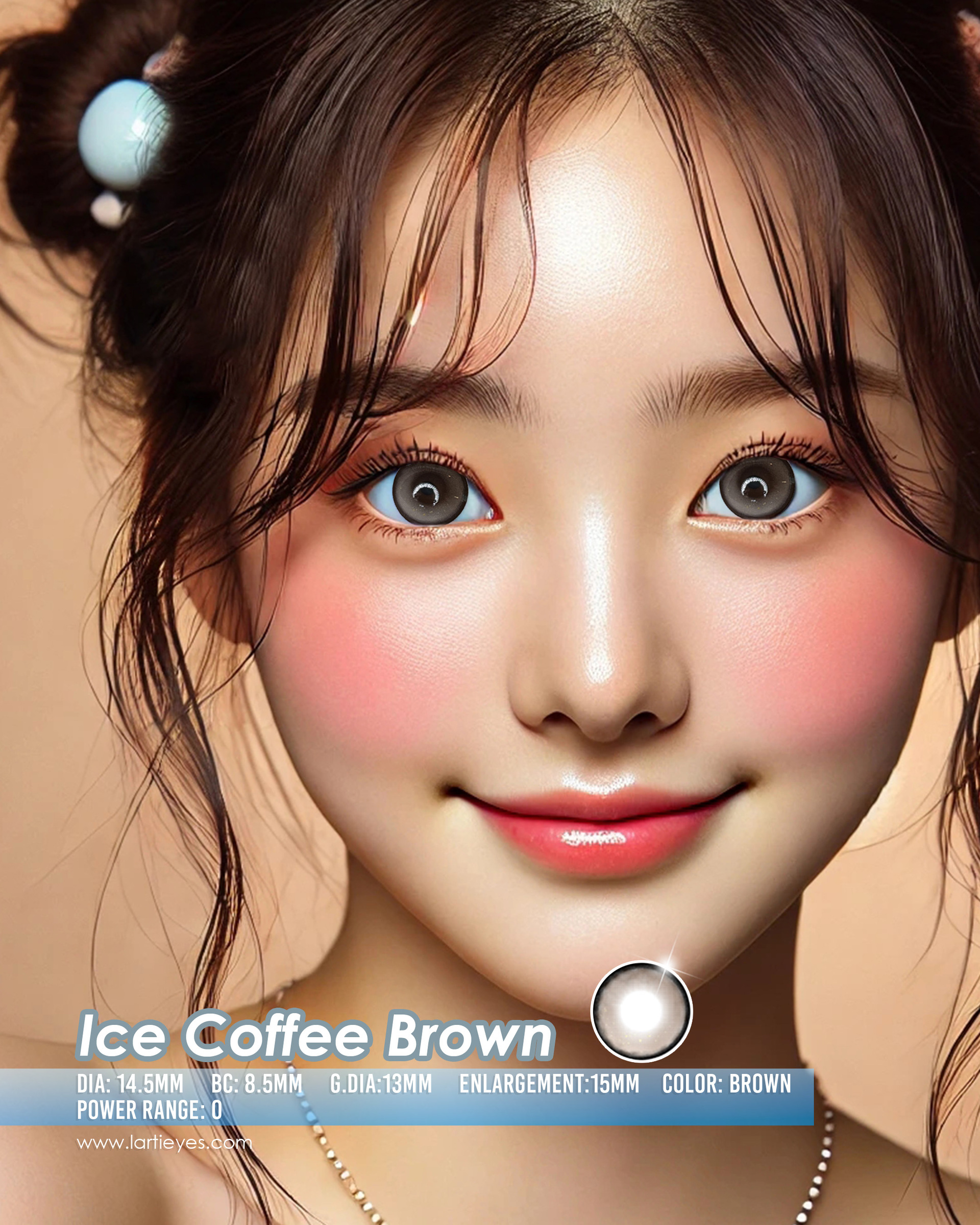 Ice Coffee Brown  model 1