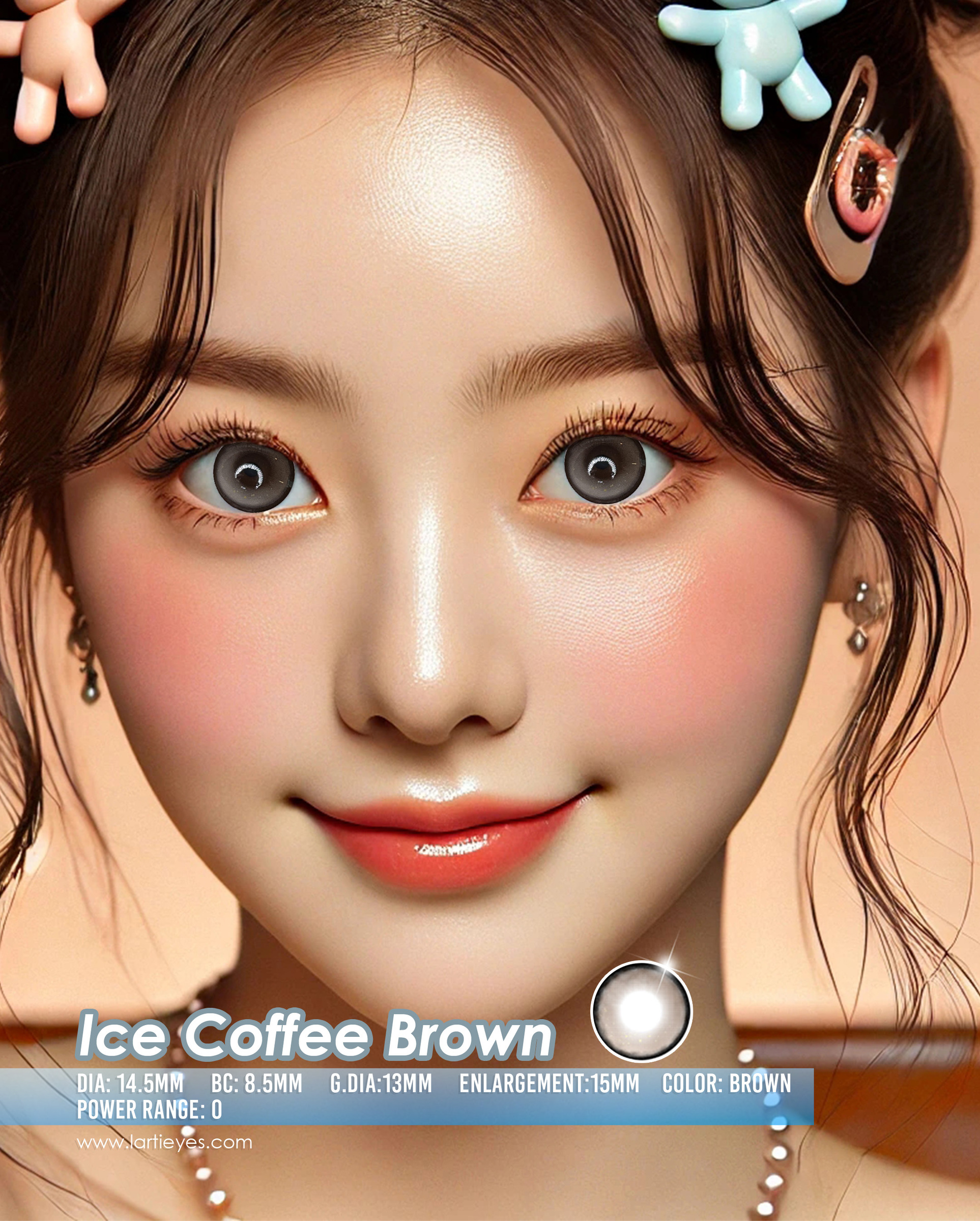 Ice Coffee Brown  model 3