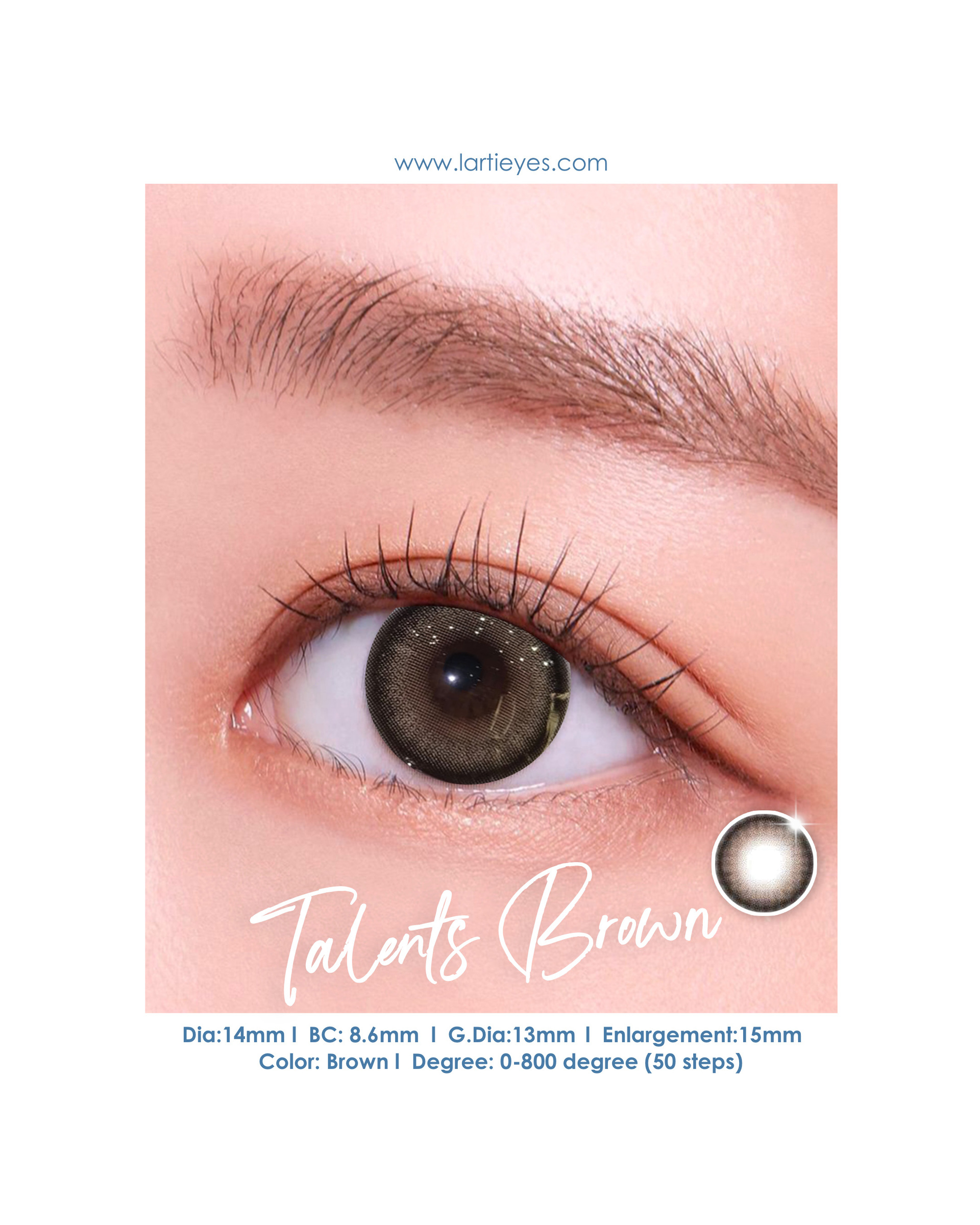 Talents Brown focus eyes