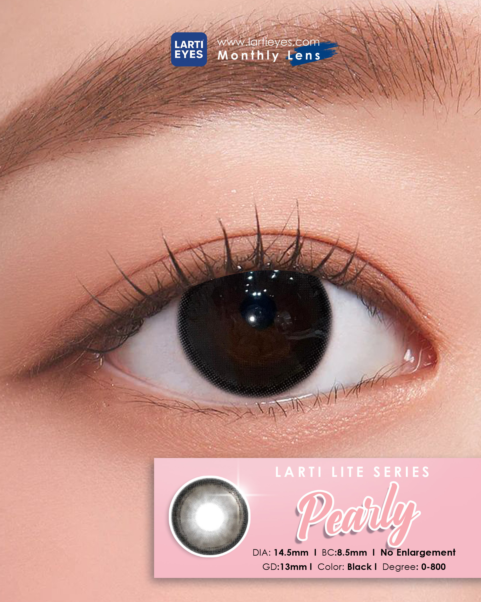 Pearly Black  focus eyes