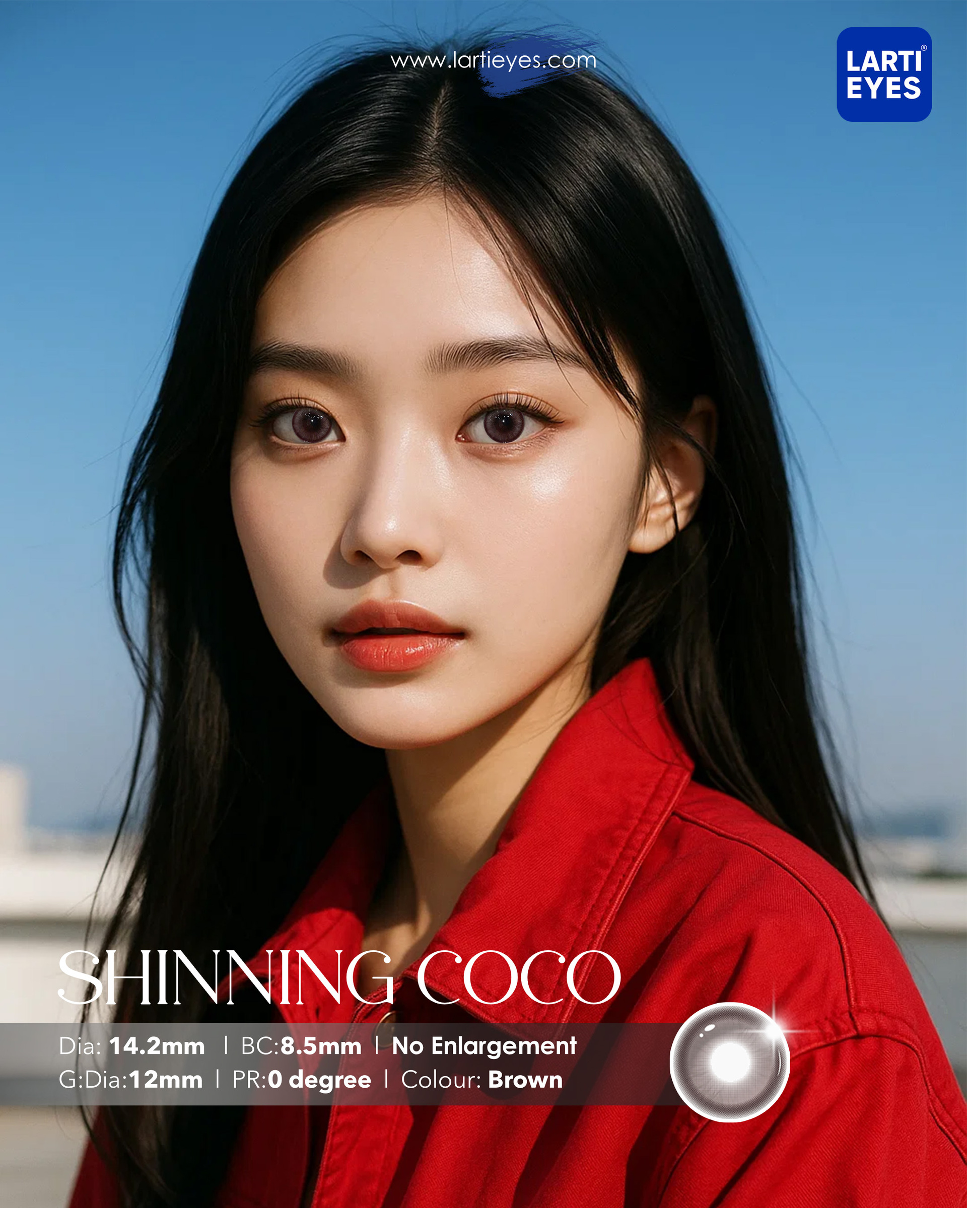  Shinning Coco Brown  model 4