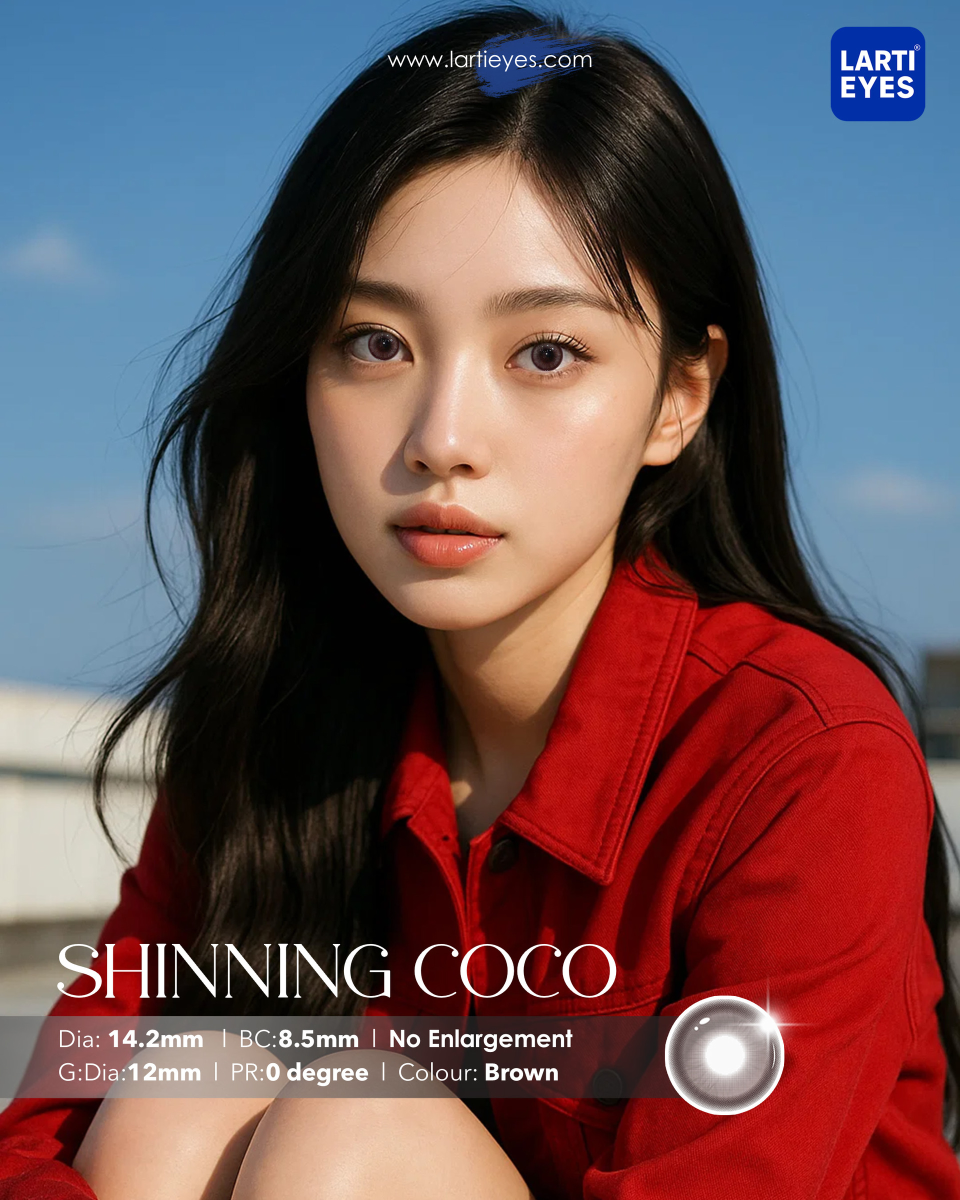  Shinning Coco Brown  model 1