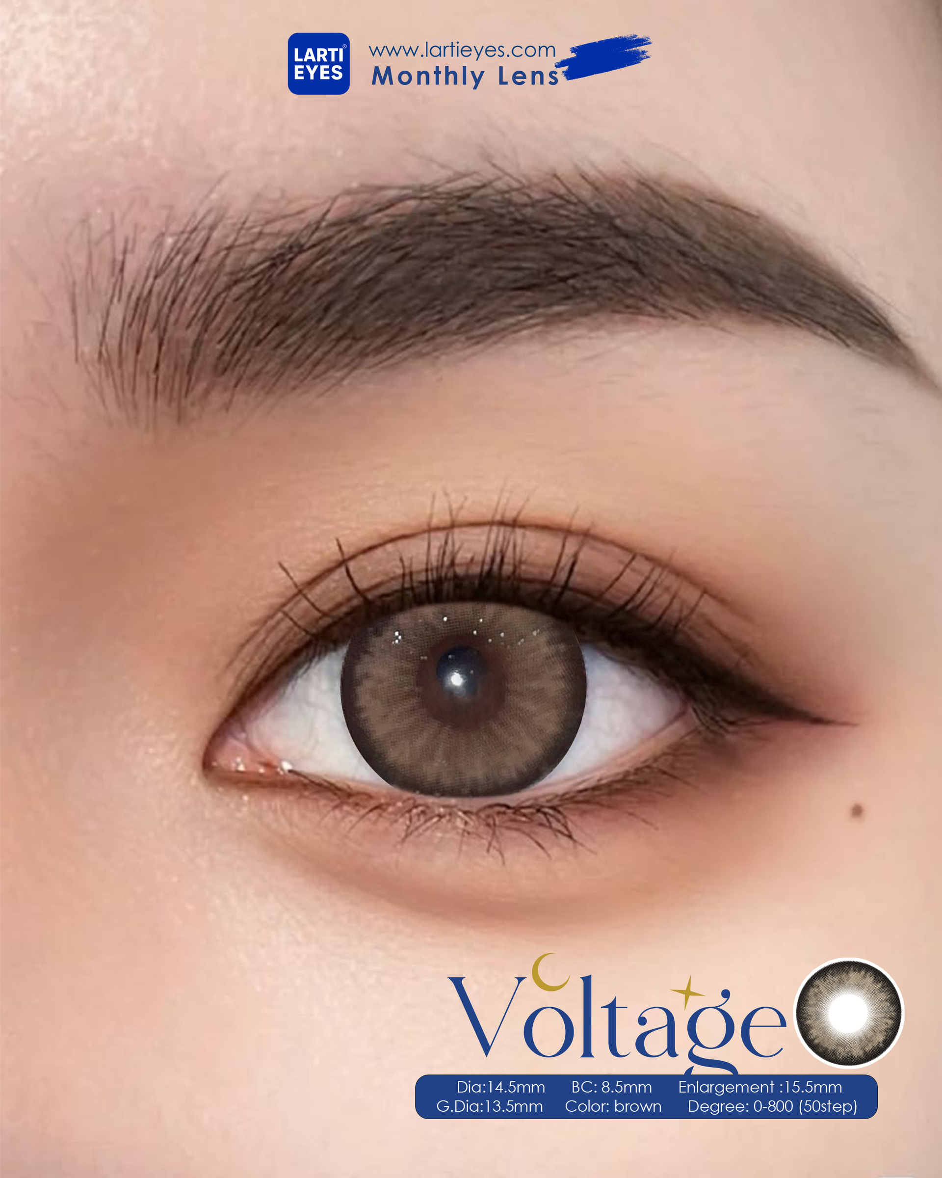 Voltage Brown focus eyes