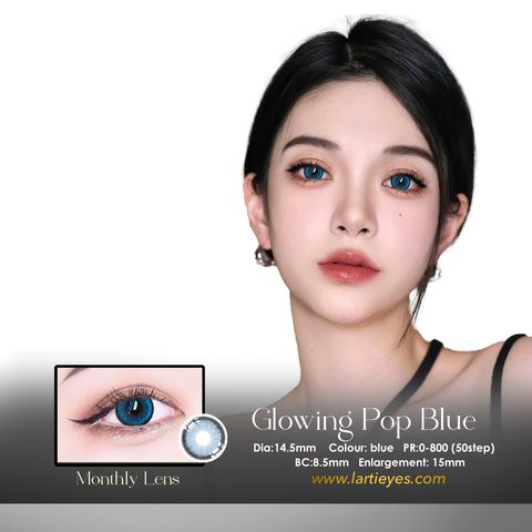 Glowing Pop blue  Cover