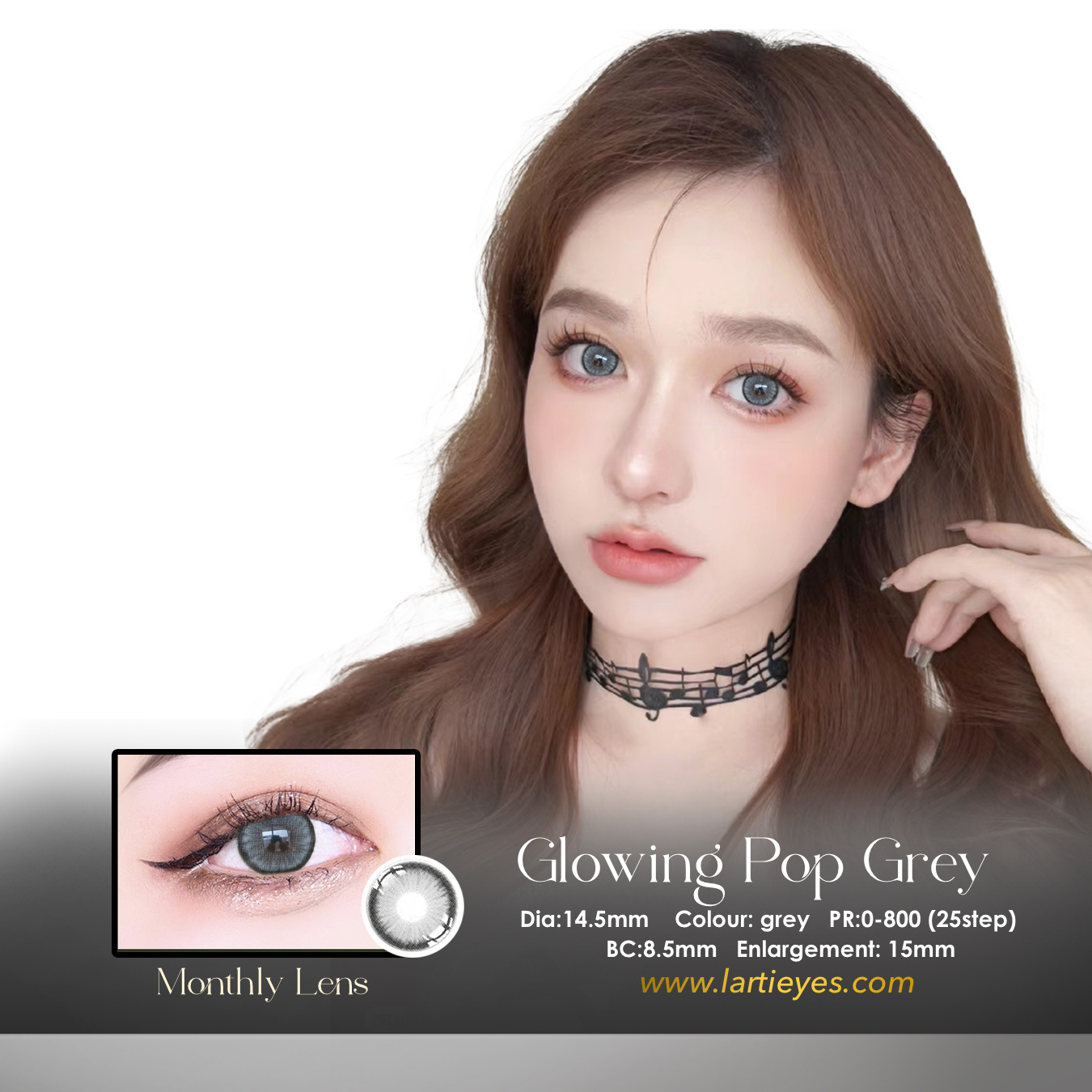 Glowing Pop grey  Cover