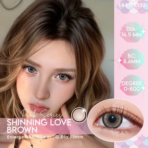 Shinning Love brown Cover