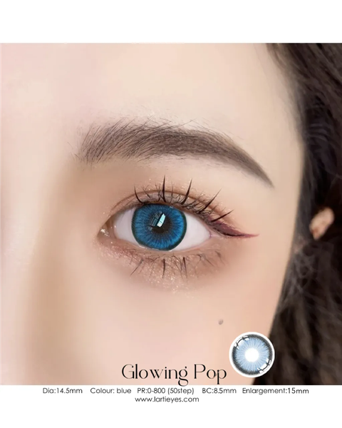 glowing pop blue ce