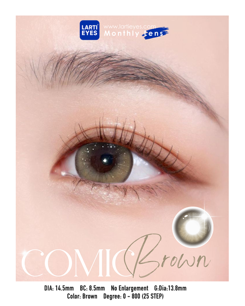 Comic Brown Focus Eyes