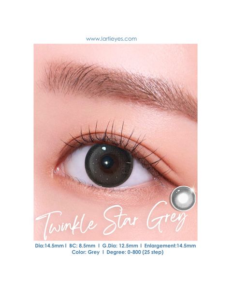 twinkle star grey