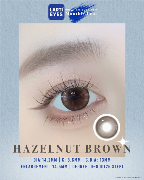 Blue Series Focus Eyes - Hazelnut Brown