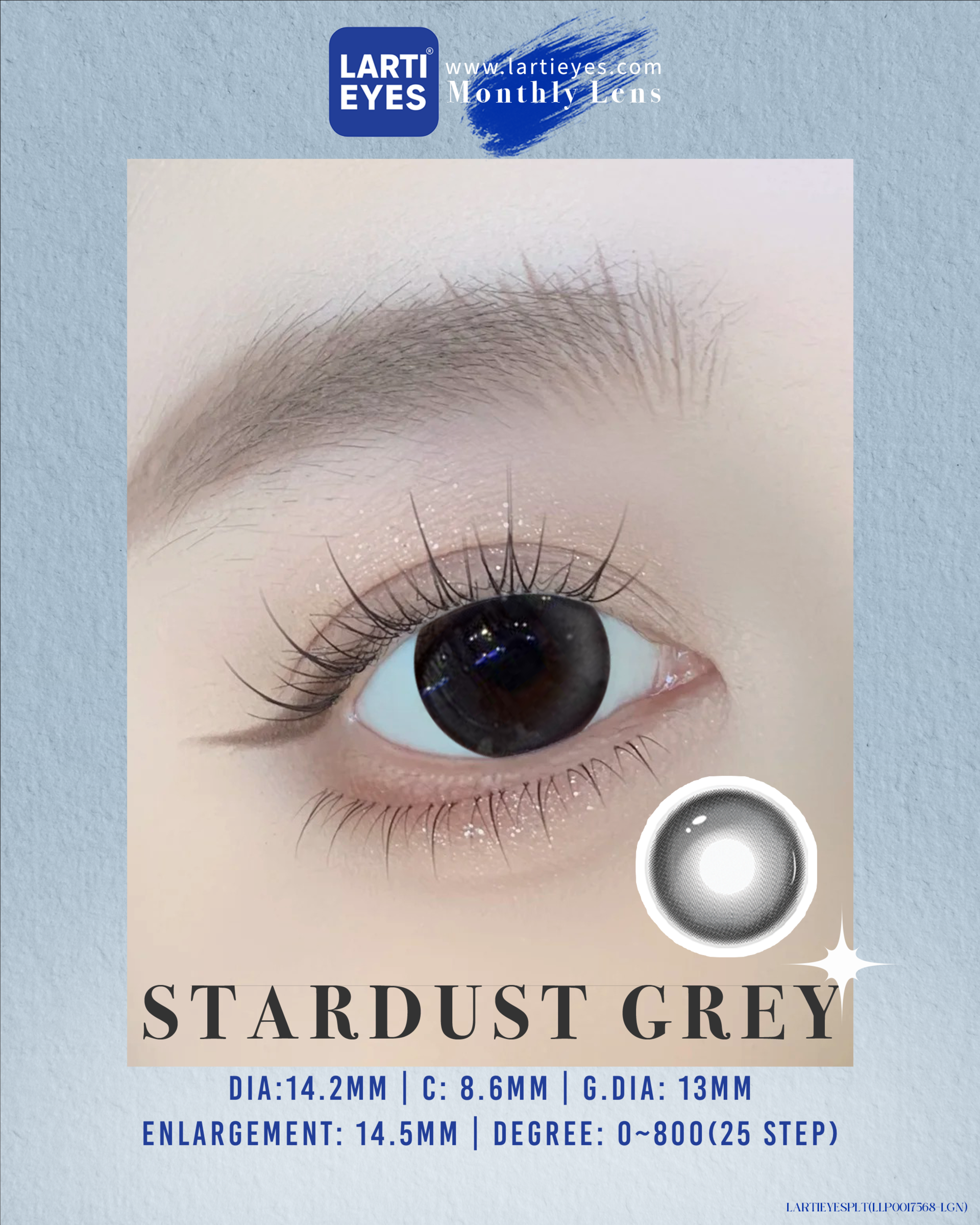 Blue Series Focus Eyes - Stardust Grey