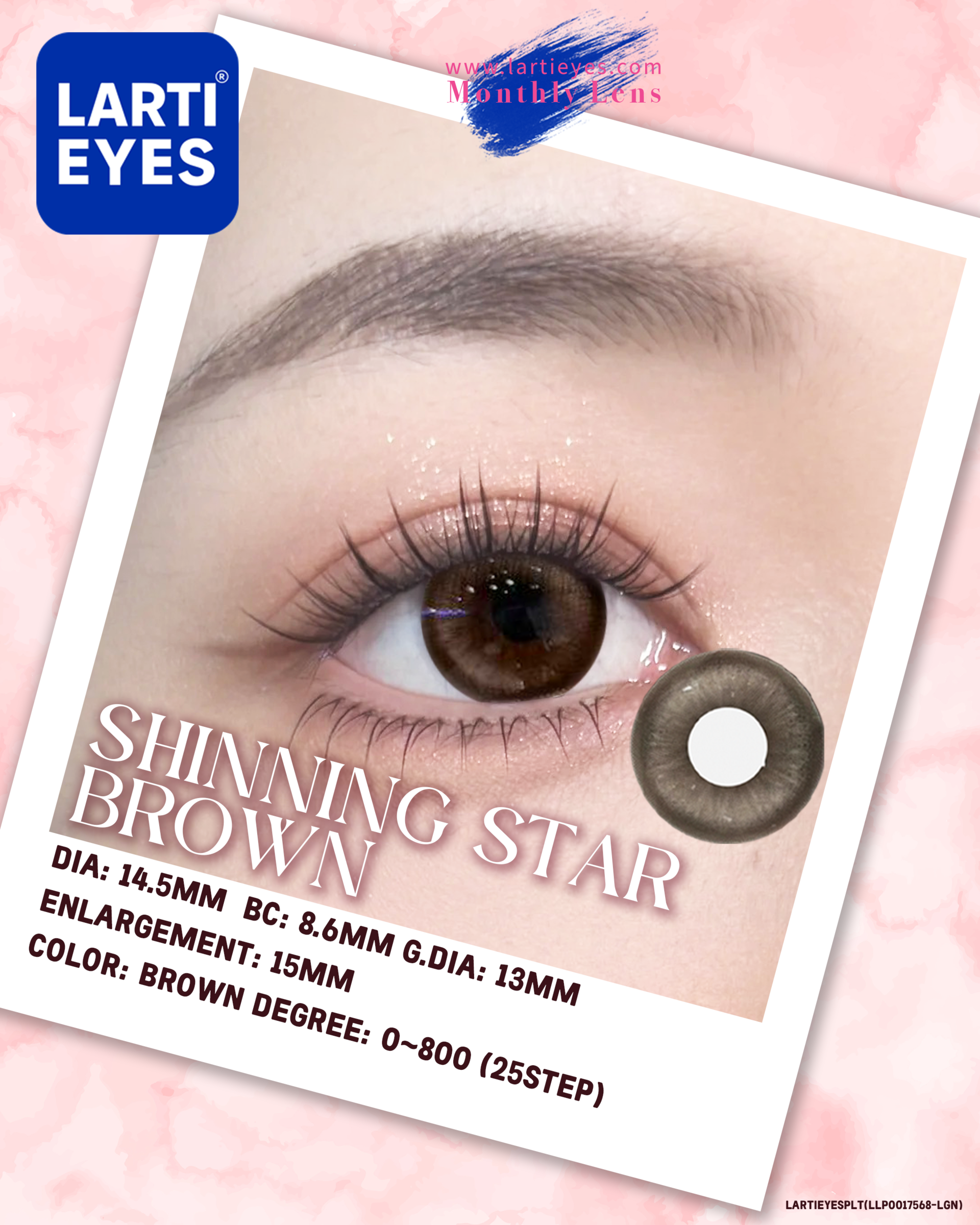 Pink Series - Shinnig Star Brown Close Eyes