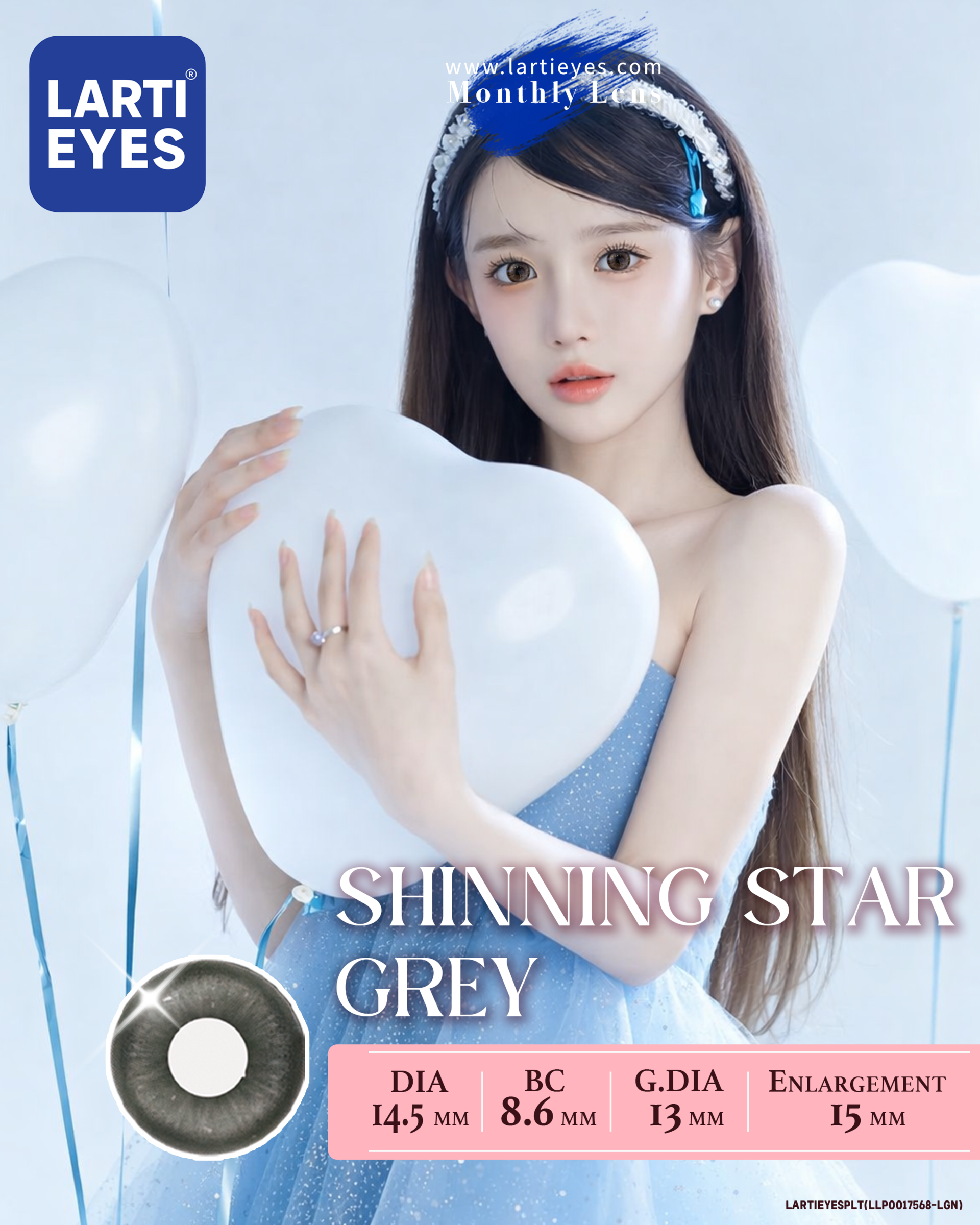 Pink Series - Shinning Star Grey Model 2