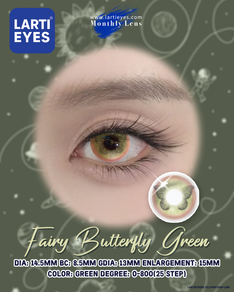 Quantum Love Series - Fairy Butterfly Green Focus Eyes
