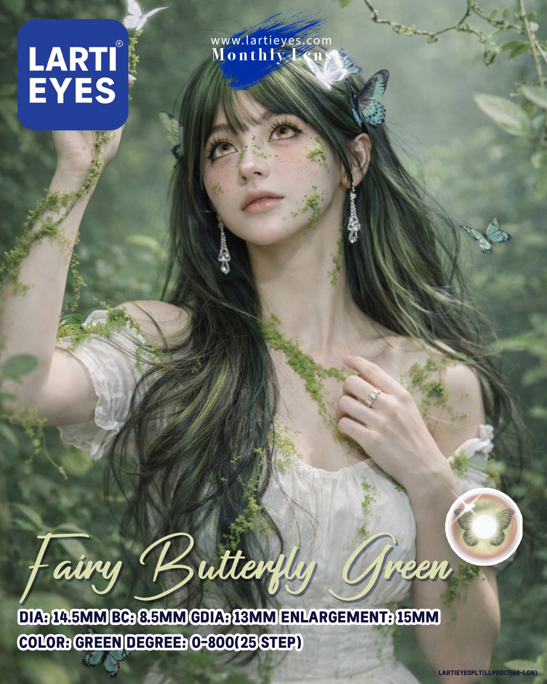 Quantum Love Series - Fairy Butterfly Green Model 2