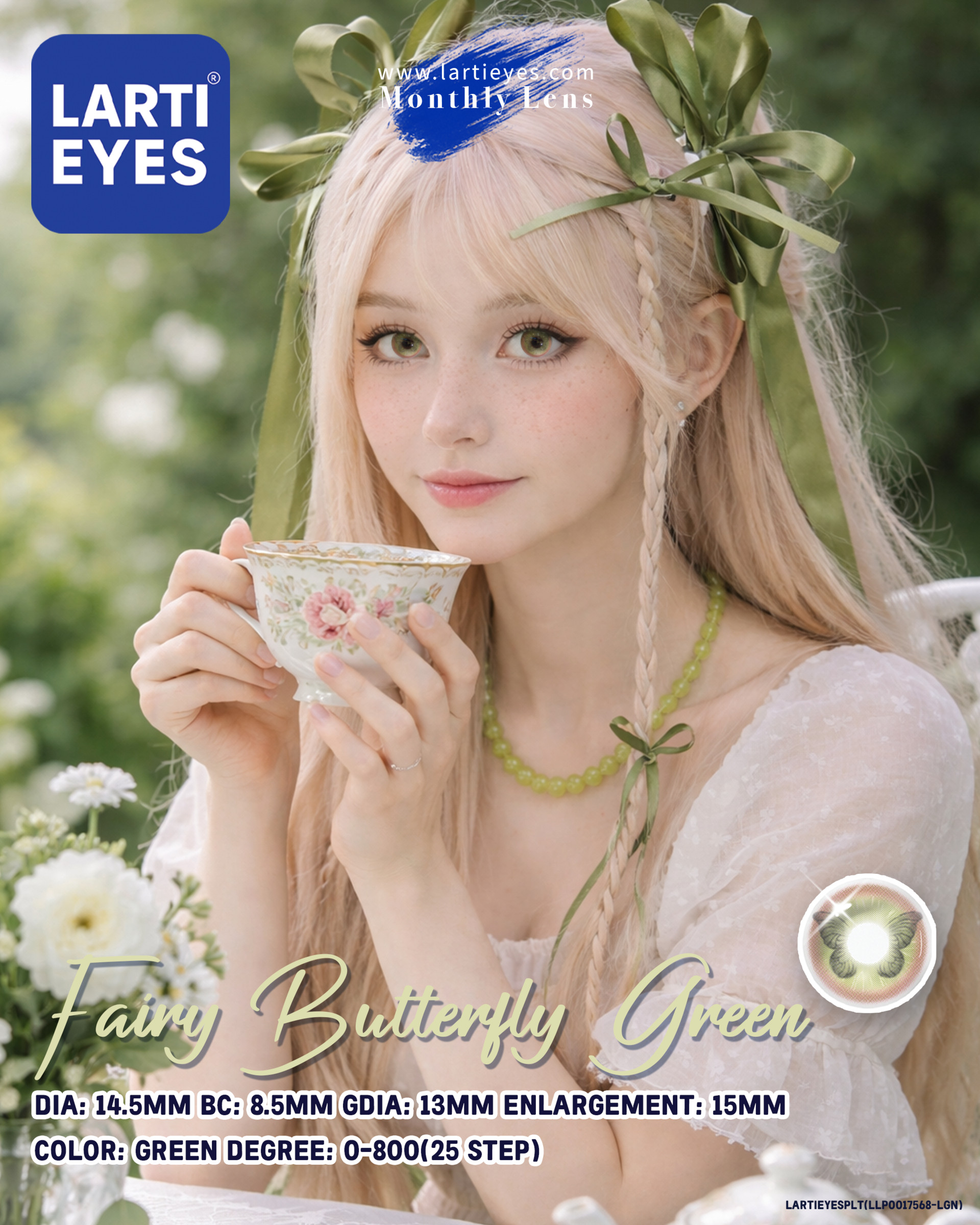 Quantum Love Series - Fairy Butterfly Green Model 4