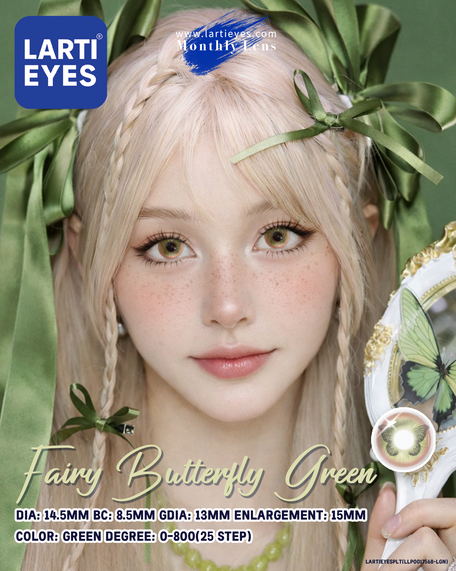 Quantum Love Series - Fairy Butterfly Green Model 3