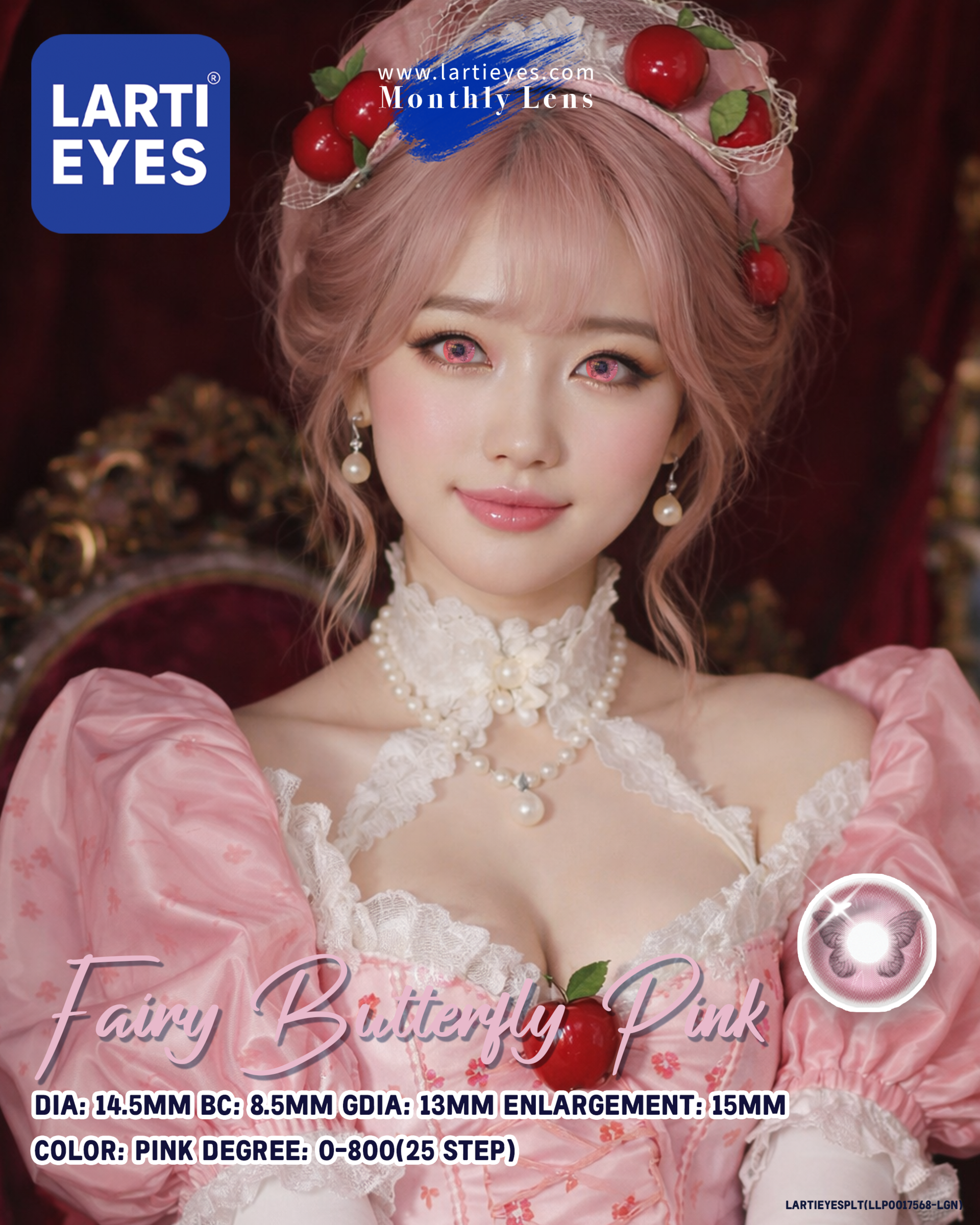 Quantum Love Series - Fairy Butterfly Pink Model 1