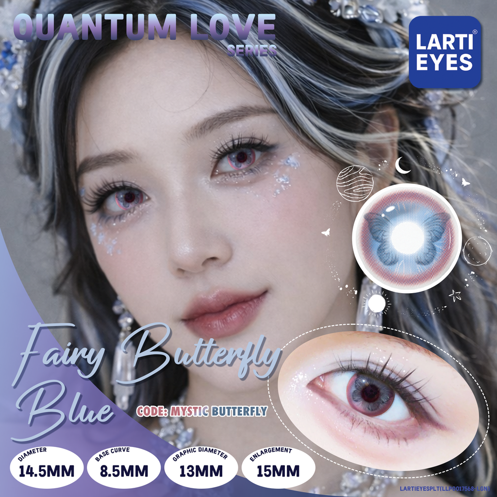 Quantum Love Series - Fairy Butterfly Blue Website Cover