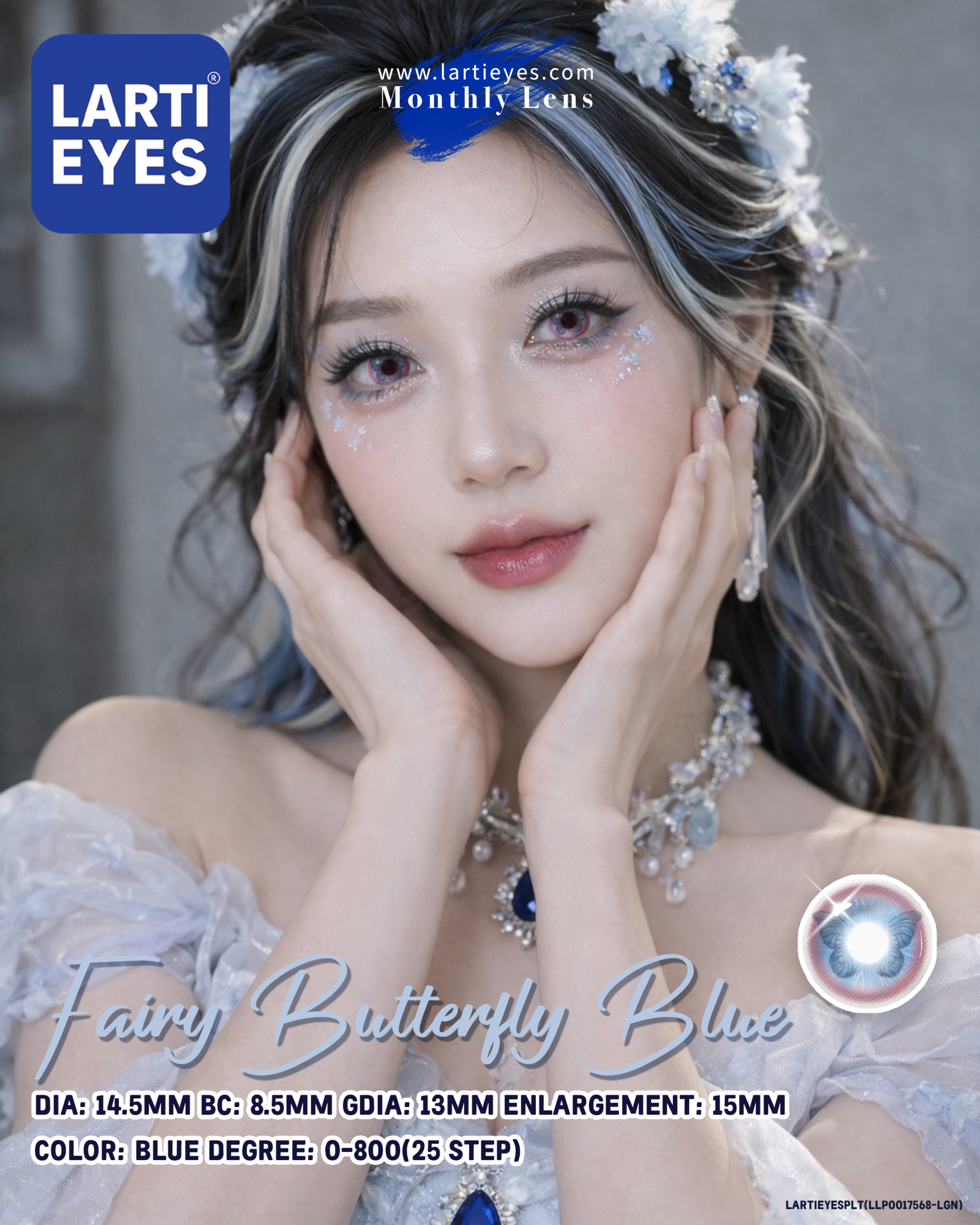 Quantum Love Series - Fairy Butterfly Blue Model 1