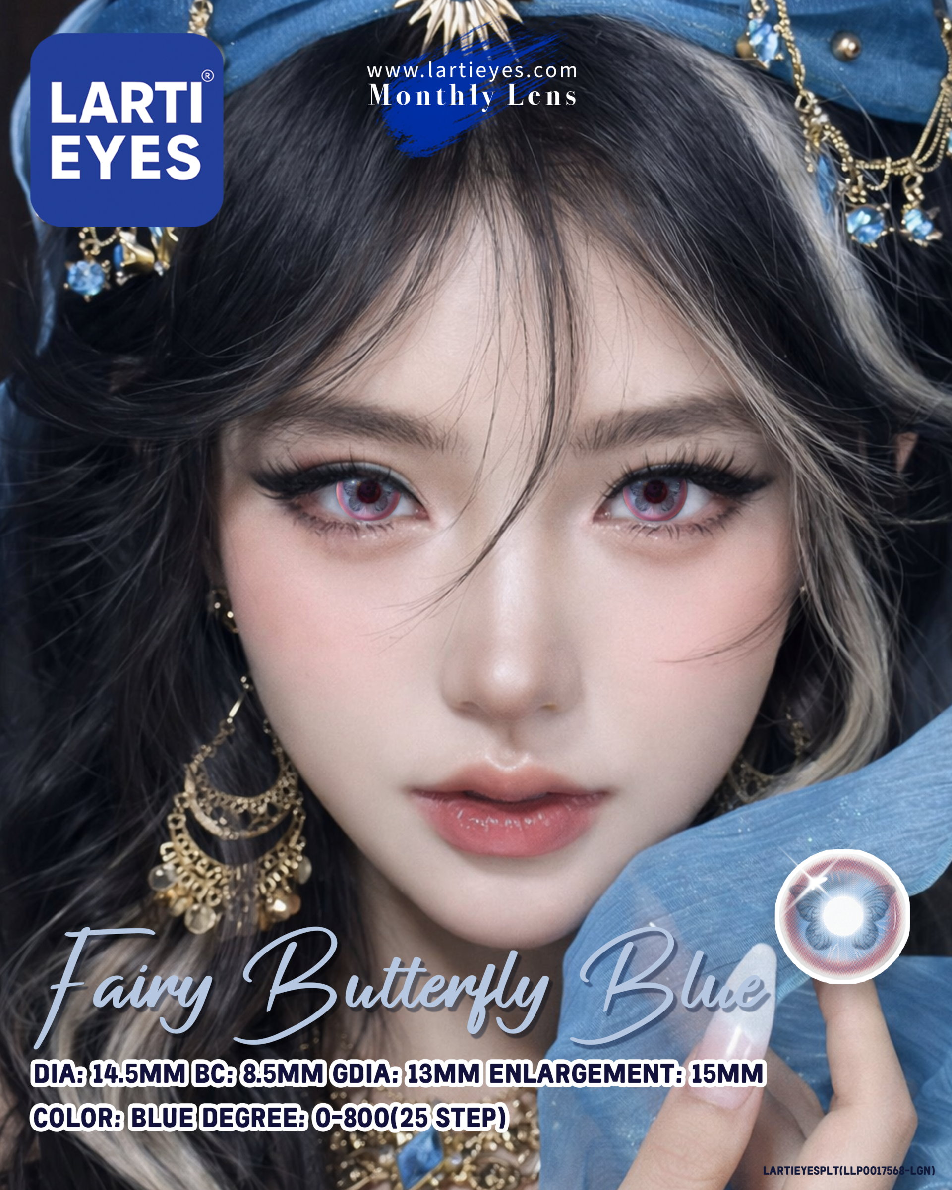 Quantum Love Series - Fairy Butterfly Blue Model 3