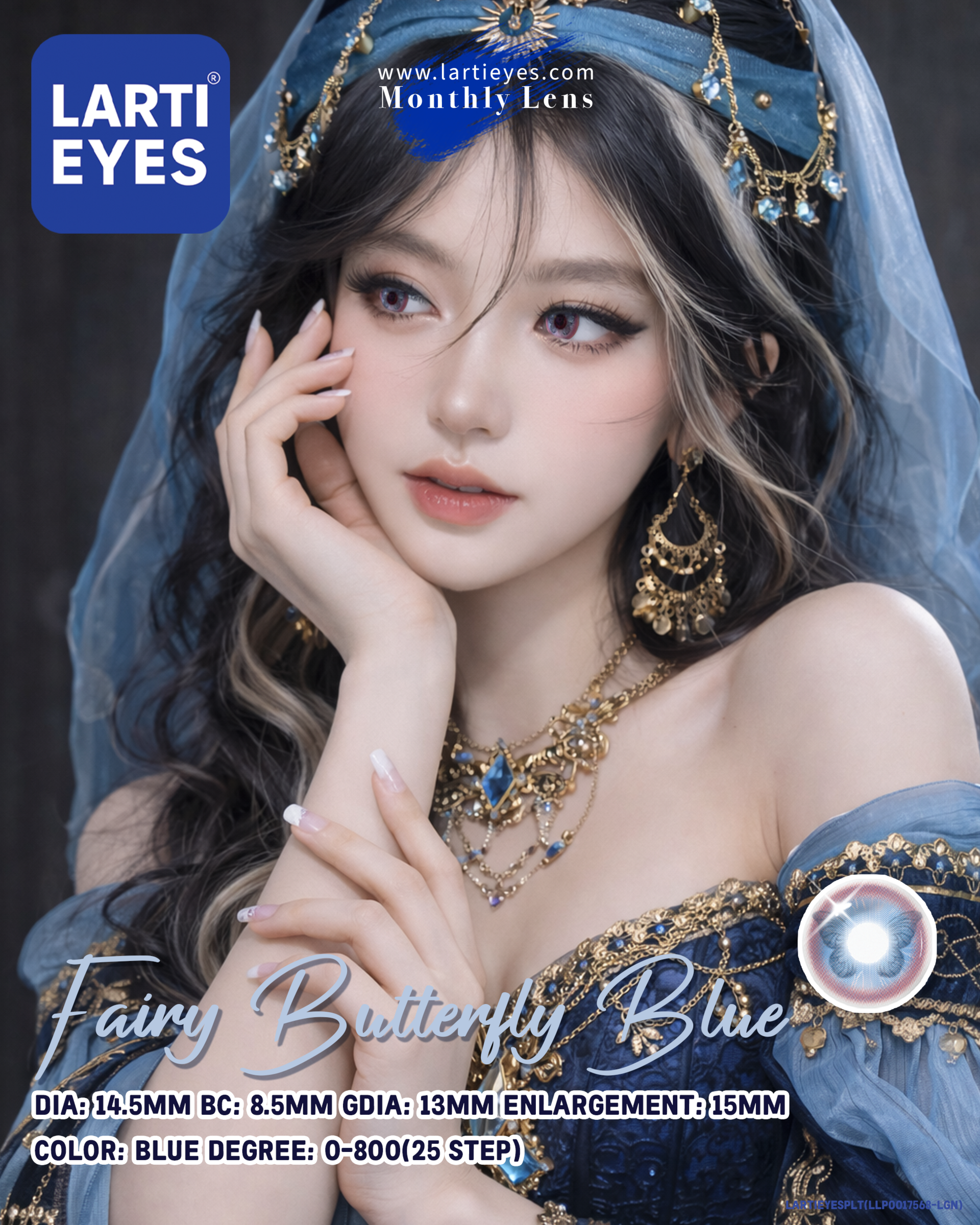 Quantum Love Series - Fairy Butterfly Blue Model 4