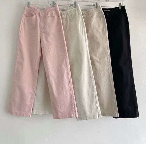 HowLuk_0430_928_25_全彈力修身直筒褲_粉色象牙白奶杏黑色_SMLXL_$1880 (2)