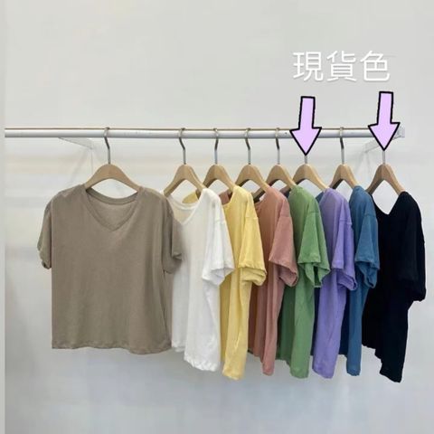 Funny Powder-16-【M212】超薄V領涼感T-紫色. 深藍-F-定價$1080, 特價$650-01