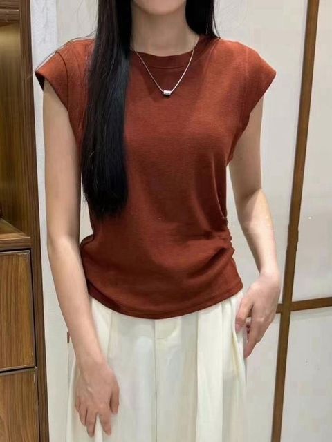 Wish_0826_7701_20_羊絨包袖圓領素衫_黑色灰色磚紅焦糖象牙白卡其_F_$480  (1)