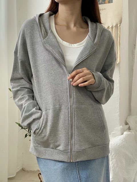 Parkhong_0810_26_背緹花蕾絲連帽外套_灰色米白_F_$1780  (1)