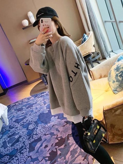 92_1112_6W283_30_假二件袖字母內刷絨休閒T~灰色粉色杏色黑色_F_$780  (1)