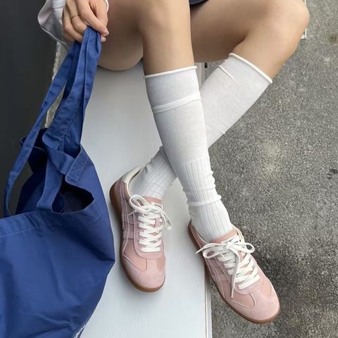 92-7X005-20730164-真皮流線阿甘鞋-藍色. 粉色. 黃色. 紅色. 象牙白. 35-39-特價$1190-01