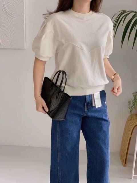 92_0302_6X285_20_袖壓褶V字剪裁拼接素衫_黑色灰色紅色天藍豆綠象牙白粉色_F_$480  (1)