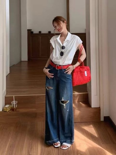 92_0528_6X929_49_紅腰帶割破牛仔寬褲_藍色_SML_$1180  (1)