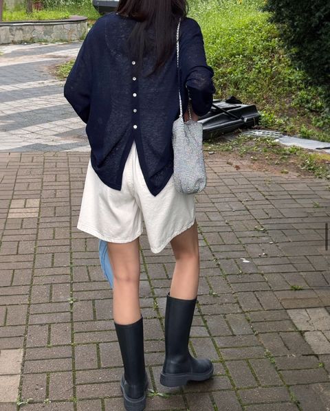 23-JUI05.11945-20450104-後釦圓領休閒線衫針織衫-深藍. 白色. 咖色-F-01