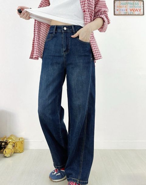 11_0815_25671_33_車線修身直筒牛仔褲_藍色_MLXL_$780  (1)